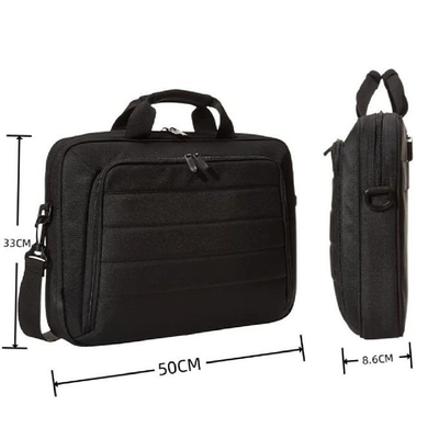 Waterproof Shockproof Comfortable Double Zipper Business Bag Briefcase Tote Laptop Bag