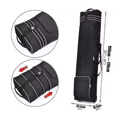 Waterproof Padded Snowboarding Travel Bag Foldable Snowboard Bag With Wheels