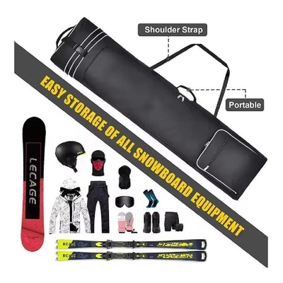 Waterproof Padded Snowboarding Travel Bag Foldable Snowboard Bag With Wheels