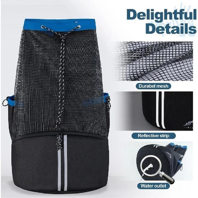 Mesh Beach Swimming Scuba Diving Bag Backpack For Snorkeling Gear &amp; Equipment