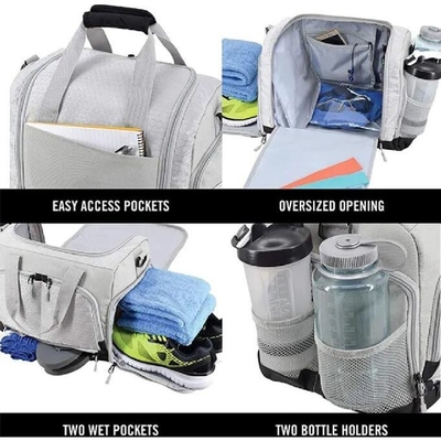 Travel Fitness Duffel Sport Bag Gym Sports Bags With Shoes Compartment