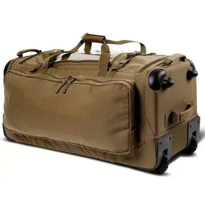Travel Luggage Suitcase Large Capacity Polyester Duffle Bag With Wheel