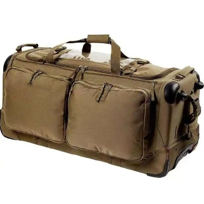 Travel Luggage Suitcase Large Capacity Polyester Duffle Bag With Wheel