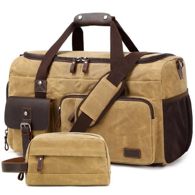 Large Capacity Garment Luggage Duffle Overnight Casual Gym Weekender Sports Canvas Duffel Bags