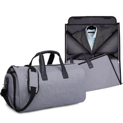 Custom Large Capacity Business Travel Duffel Bag Foldable Suit Weekend Garment Duffel Bag