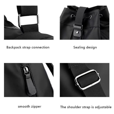 Nylon Large Capacity Waterproof Outdoor Football Basketball Bag Backpack