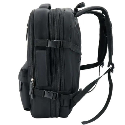 Custom Laptop Rucksack Travel Backpack Bag Black Backpack For Men