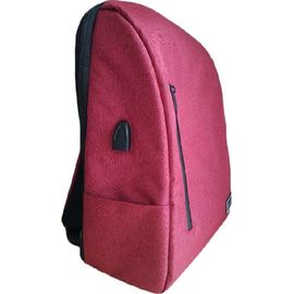 Fashion Pink Color Office Laptop Bags Charging Usb Business Laptop Backpack