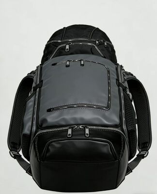 Customized Logo Outdoor Sports Bag with Water-resistant Polyester and Mesh Back Panel for Breathability