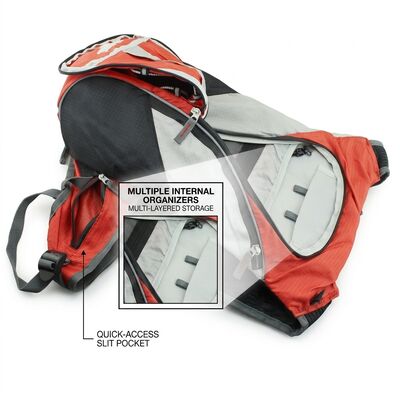 Internal Frame 65L Camping Backpack with Detachable Daypack Rain Cover Included Adjustable Torso Length Expedition