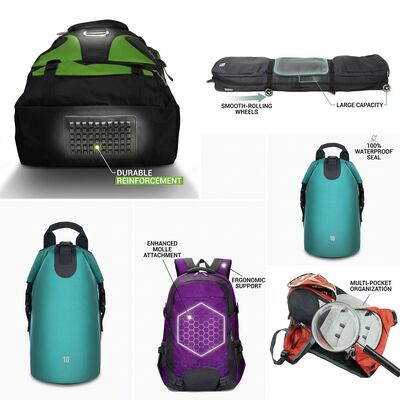 Thermal Insulated Tennis Racket Bag 3-Racket Capacity with Adjustable Padded Straps External Accessory Pocket