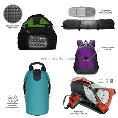 Heavy-Duty 600D Polyester Gym Duffel Bag with Ventilated Shoe Compartment Large Capacity Travel Sports Equipment