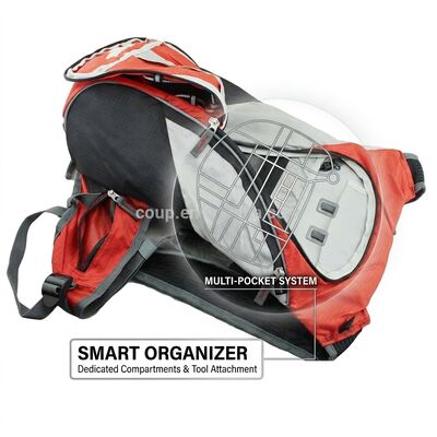 Wheeled Cricket Kit Bag with Multiple Bat Compartments Reinforced Bottom Panel Heavy-Duty Wheels Team Equipment