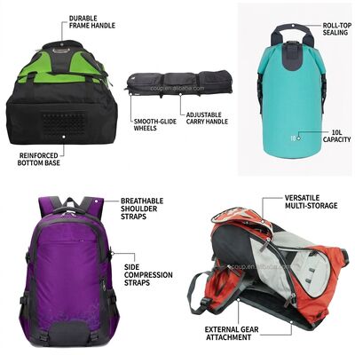 Ventilated Golf Shoe Bag with Reinforced Bottom Panel Carry Handle Zippered Accessory Pocket Travel Course Storage