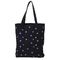 Eco Friendly Folding Non Woven Polypropylene Shopping Bags In Black Color