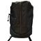 Fashionable Simple Big Capacity Nylon Leisure Backpack Multi Function Black Color