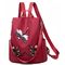 3d Embroidery Dragonfly Travel Polyester Womens Fashion Backpack