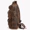Men'S Retro First Layer Cowhide Travel Hiking Backpack