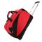 Leisure Red Oxford Weekend Duffle Bag With Tie Rod
