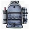 Ergonomic 4 Person Insulated Picnic Backpack With Blanket