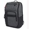 Black Grey Oxford Material Primary School Bag with Elasticized Pockets