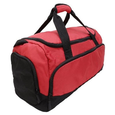 Waterproof Dobby Fabric PU Backing Travel Gym Bag With Shoe Compartment