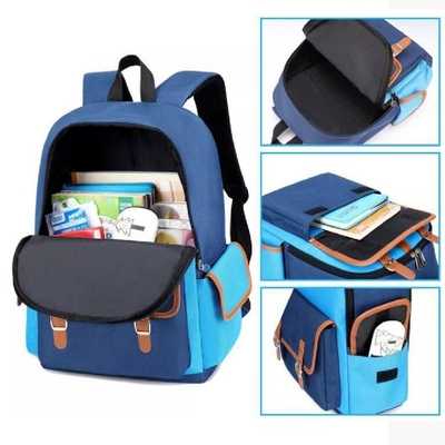 Custom 600D Nylon Primary School Bag With Polyester Lining