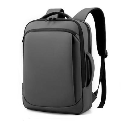 Unisex Waterproof Notebook Backpack With USB Charging Port