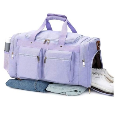 Ladies Overnight Duffel Bag With Shoe Compartment