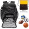 Water Resistant Polyester Oxford Fabric Basketball Backpack Bag