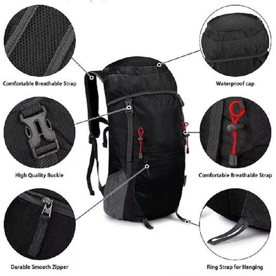 Packable Handy Foldable 40L Waterproof Hiking Backpack