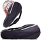 600D Polyester Fabric Tennis Racket Bag With Padded Shoulder Strap And Tote Handle
