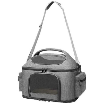 Expandable Portable Pet Handbag With Shoulder Strap Airline Approved