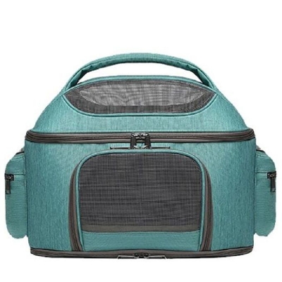 Expandable Portable Pet Handbag With Shoulder Strap Airline Approved