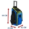 Custom Waterproof Cricket Kit Bag With Trolley Wheels Shoe Compartment