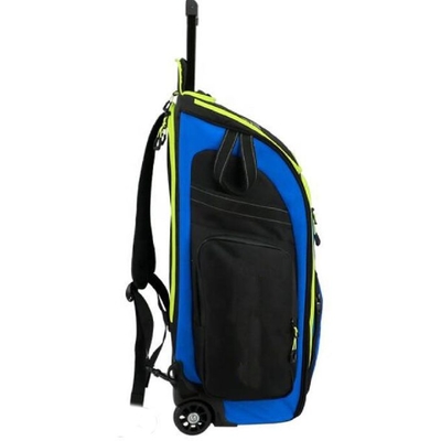 Custom Waterproof Cricket Kit Bag With Trolley Wheels Shoe Compartment