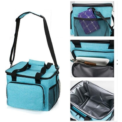 Large Capacity Picnic Insulated Cooler Bags PEVA Thermal Cooling Tote