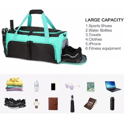 Shoe Compartment And Wet Pocket Gym Sport Duffel Bags Lightweight Weekend