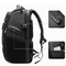 Waterproof Custom Black Oxford Office Laptop Bags Fit 17 Inch Laptop Backpack