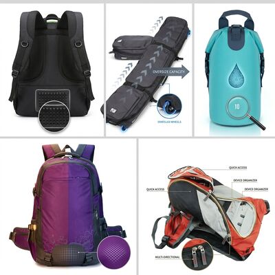Heavy-Duty 600D Polyester Gym Duffel Bag with Ventilated Shoe Compartment Large Capacity Travel Sports Equipment